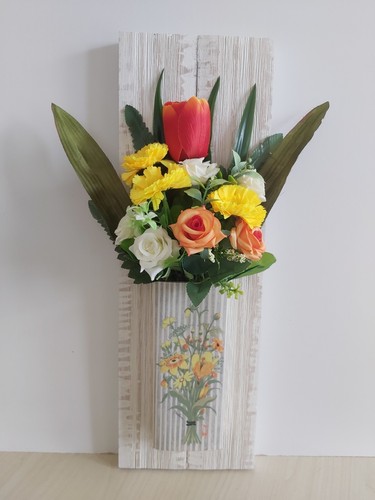 Quadro con vaso fiori in - vaso,