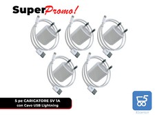 5 pz Caricabatterie Presa 220V