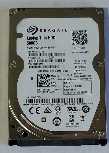 Seagate laptop thin hdd 500gb - thin,