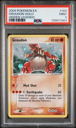 Psa groudon 102 holo - psa,