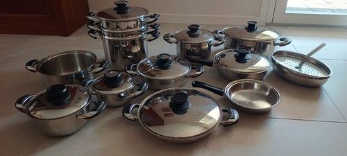 Batteria pentole acciaio - batteria,