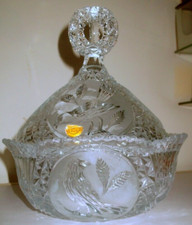 PORTA BON BON IN CRISTALLO.