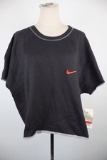NIKE FELPA DONNA TG L WOMAN CASUAL VINTAGE SPORT SWEATSHIRT COTONE CARTELLINO