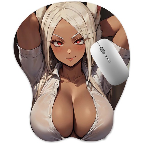 Tappetino per mouse oppai - mouse, 3d
