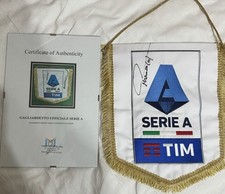 LAUTARO MARTINEZ  GAGLIARDETTO AUTOGRAFATO TO SERIE A TIM CON CERTIFICATO
