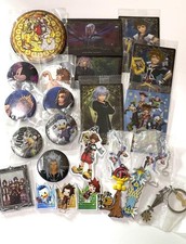 Set portachiavi Kingdom Hearts distintivo wafer carta supporto acrilico portachiavi da collezione