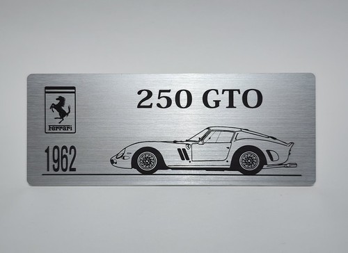 Targa nome metallo ferrari - in,