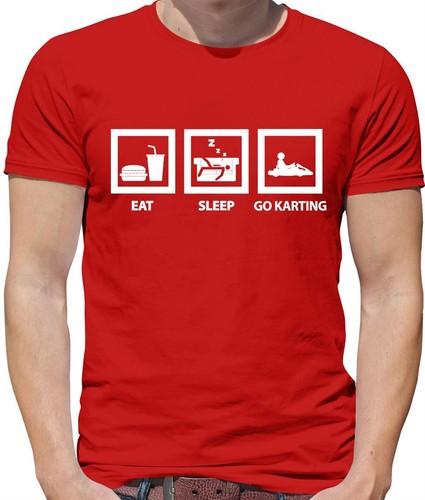 Eat sleep karting - eat,