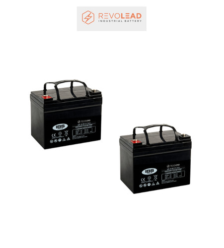 Banco batteria agm 35ah 24v - banco,