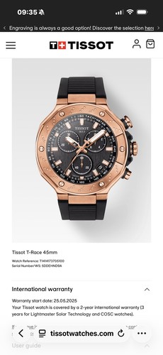 Orologio uomo tissot race - uomo,