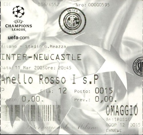 Biglietto stadio inter - biglietto,