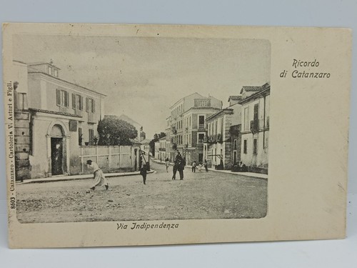 Cartolina catanzaro via - cartolina,