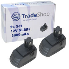 2x BATTERIA 12V Ni-MH 3000mAh
