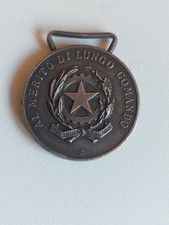 AL MERITO DI LUNGO COMANDO  MEDAGLIA ARGENTO 986 ZECCA  