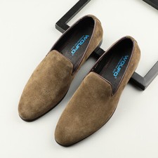 Mocassini a punta da uomo in