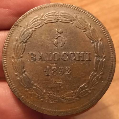 Baiocchi 1852 roma stato - 5,