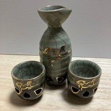 Soma Ware Tokkuri Ochoko Sake