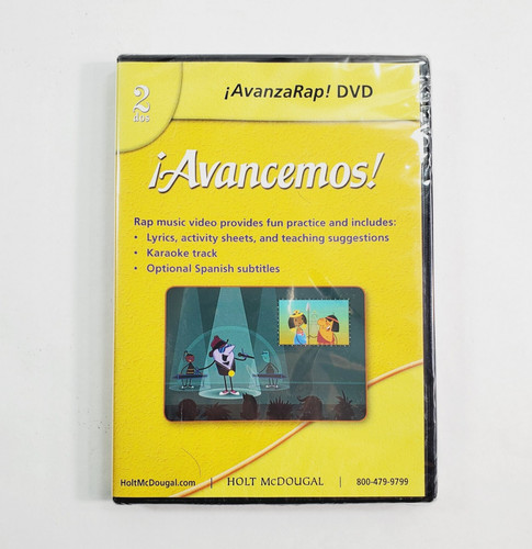 Avancemos avanzarap dvd - avancemos!, avanzarap!