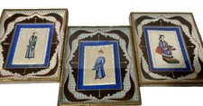 Set di 3 dipinti cinesi