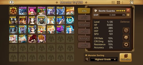 Summoners war starter ld5 - summoners, 2