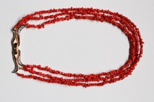 Collana Corallo Rosso Naturale Mediterraneo