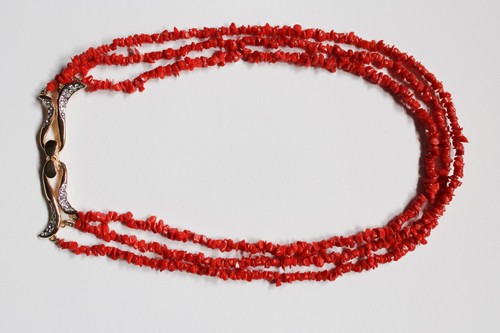 Collana corallo rosso naturale - collana,