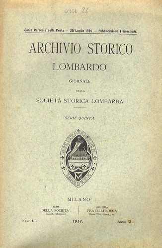 Archivio storico lombardo - storico,