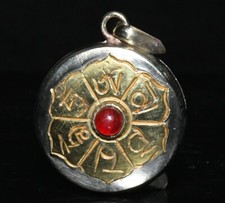 Ciondolo amuleto mantra