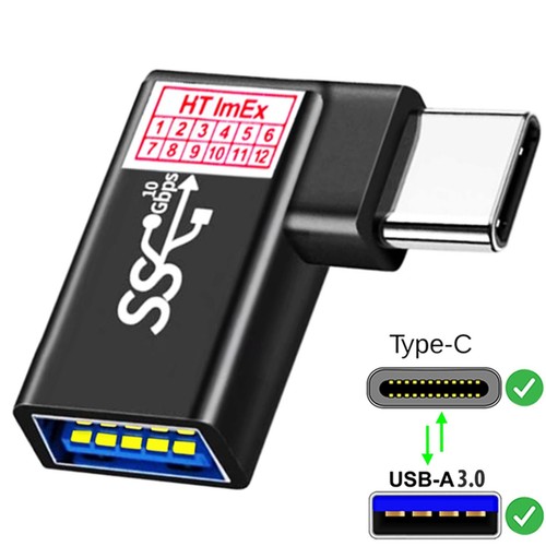 Adattatore usb maschio a - da, usb-c