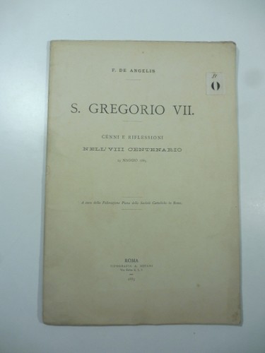 Angelis s gregorio - de, s.