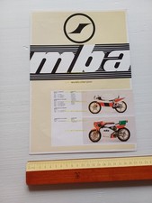 MBA Morbidelli 125 - 250 GP 1982 depliant italiano originale