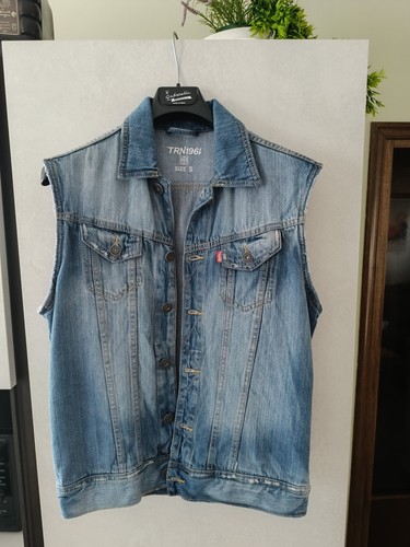 Smanicato gilet jeans trn1961 - smanicato,
