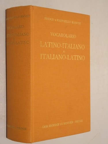 Vocabolario latino italiano - vocabolario,