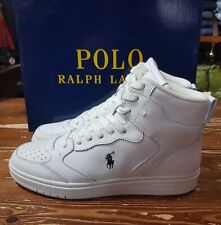"POLO RALPH LAUREN" Sneaker UOMO nr. 41 linea BASKET col. WHITE/BLK