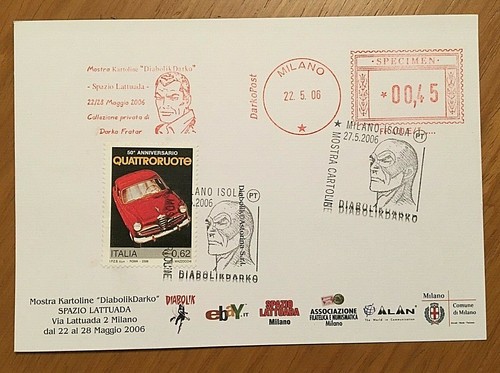 Diabolik cartolina giorno - cartolina,