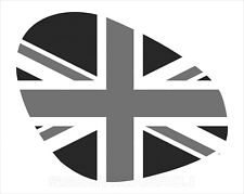 Triumph Adesivo DX BN trasparente fanale inglese Union Jack speed street triple