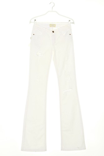 Jeans met destroyed bootcut - met,