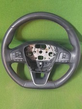 Volante In Pelle Con Impunture Rosse Multifunzione Ford Puma Dal 2018 Al 2024