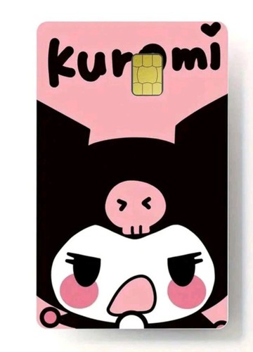 Sanrio kuromi carta credito - kuromi,