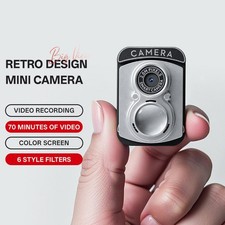 Mini fotocamera pollice retrò