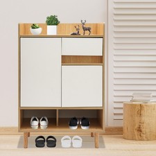 Scarpiera Libera Installazione con Ante Cassetto Legno Scarpiera Portascarpe