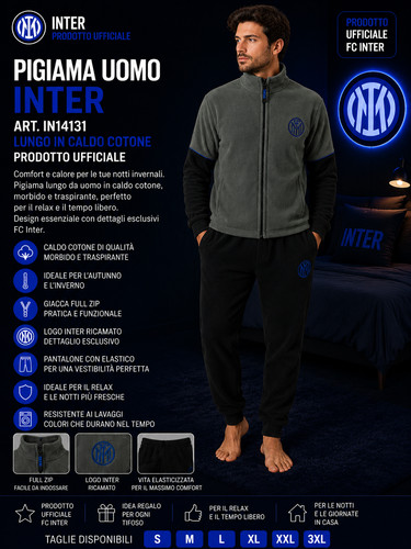 Pigiama pile uomo - pigiama, mezza