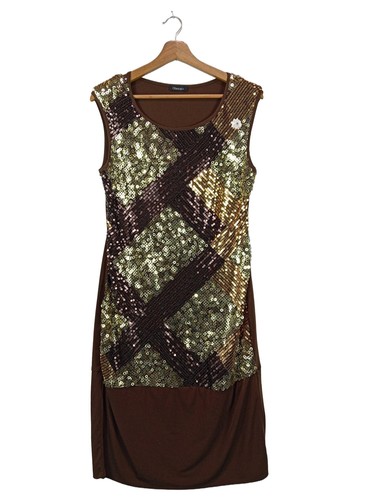 Glance abito con paillettes - glance,
