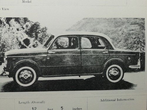 Fiat 1100 1953 - fiat, di