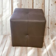 Pouf Quadrato in Vera Pelle