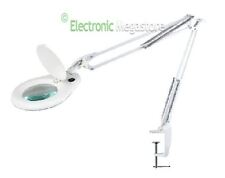 LAMPADA CON LENTE 8 DIOTTRIE D.120mm USO PROFESSIONALE NEON DA TAVOLO GARANZIA