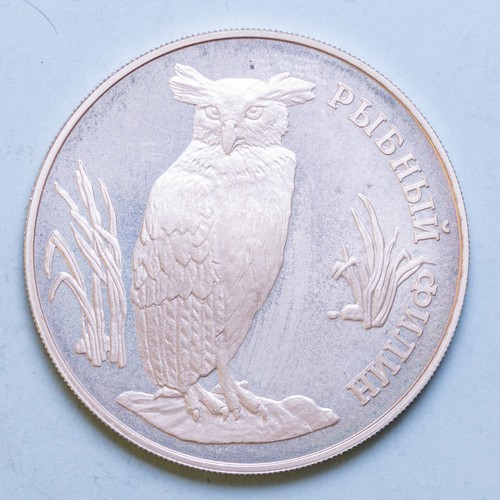 Russia rublo 1993 gufo - gufo, proof