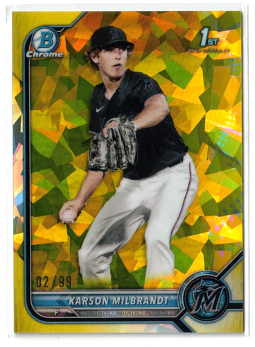2022 bowman draft giallo - bowman,
