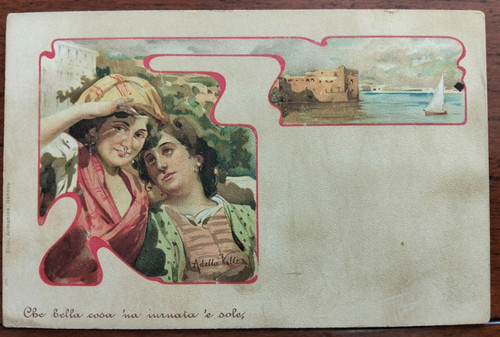1900 cartolina della valle - 1900, a.