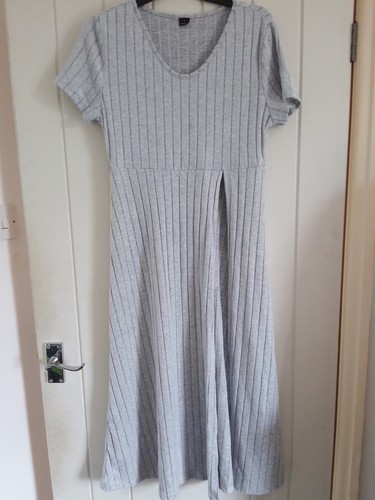 Abito midi shein - abito, grigio